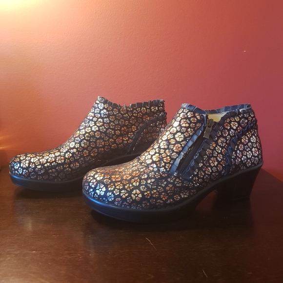 Alegria Hannah Autumn Poppy floral booties size 40 eur - Picture 3 of 12
